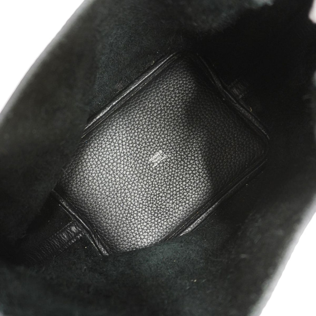 Hermes Handbag Picotin Lock PM Taurillon Clemence So Black — view 4