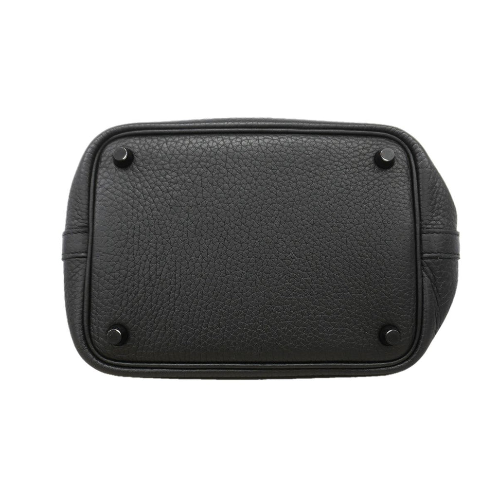 Hermes Handbag Picotin Lock PM Taurillon Clemence So Black — view 3