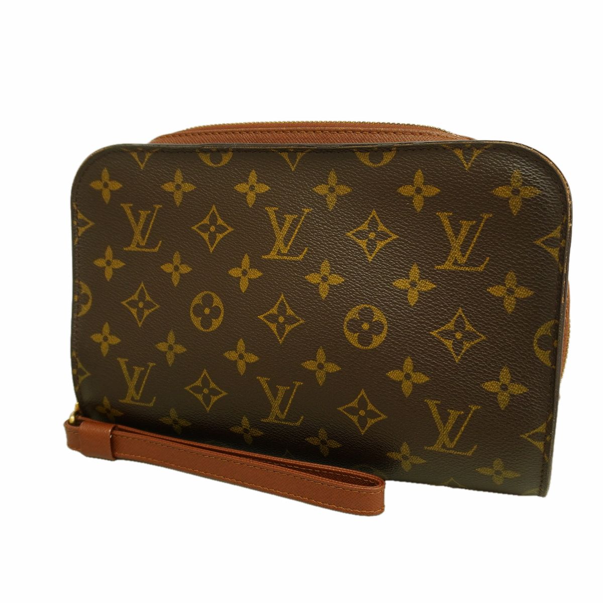 Louis Vuitton Clutch Monogram Orsay Brown