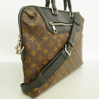 Louis Vuitton Business Bag Monogram Macassar Porte Documents Jour NM Brown — view 2