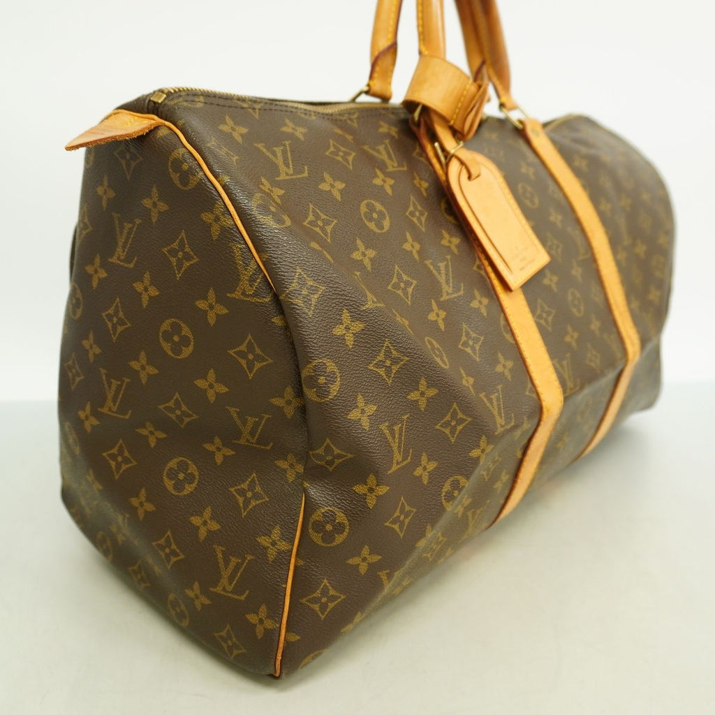 Louis Vuitton Boston Bag Monogram Keepall 50 Brown — view 2