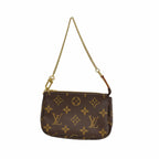 Louis Vuitton Pouch Monogram Mini Pochette Accessoires Brown