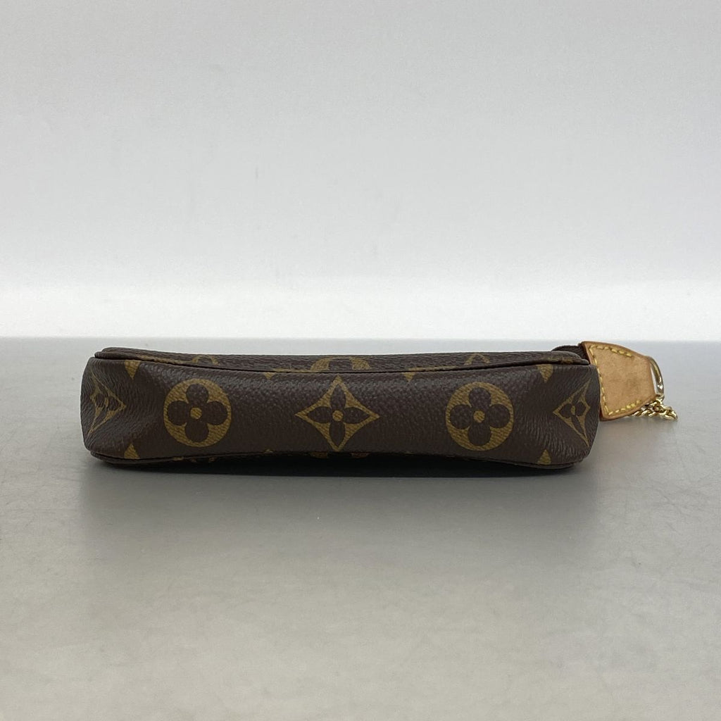 Louis Vuitton Pouch Monogram Mini Pochette Accessoires Brown — view 3