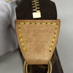Louis Vuitton Pouch Monogram Mini Pochette Accessoires Brown — view 5