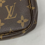 Louis Vuitton Pouch Monogram Mini Pochette Accessoires Brown — view 6