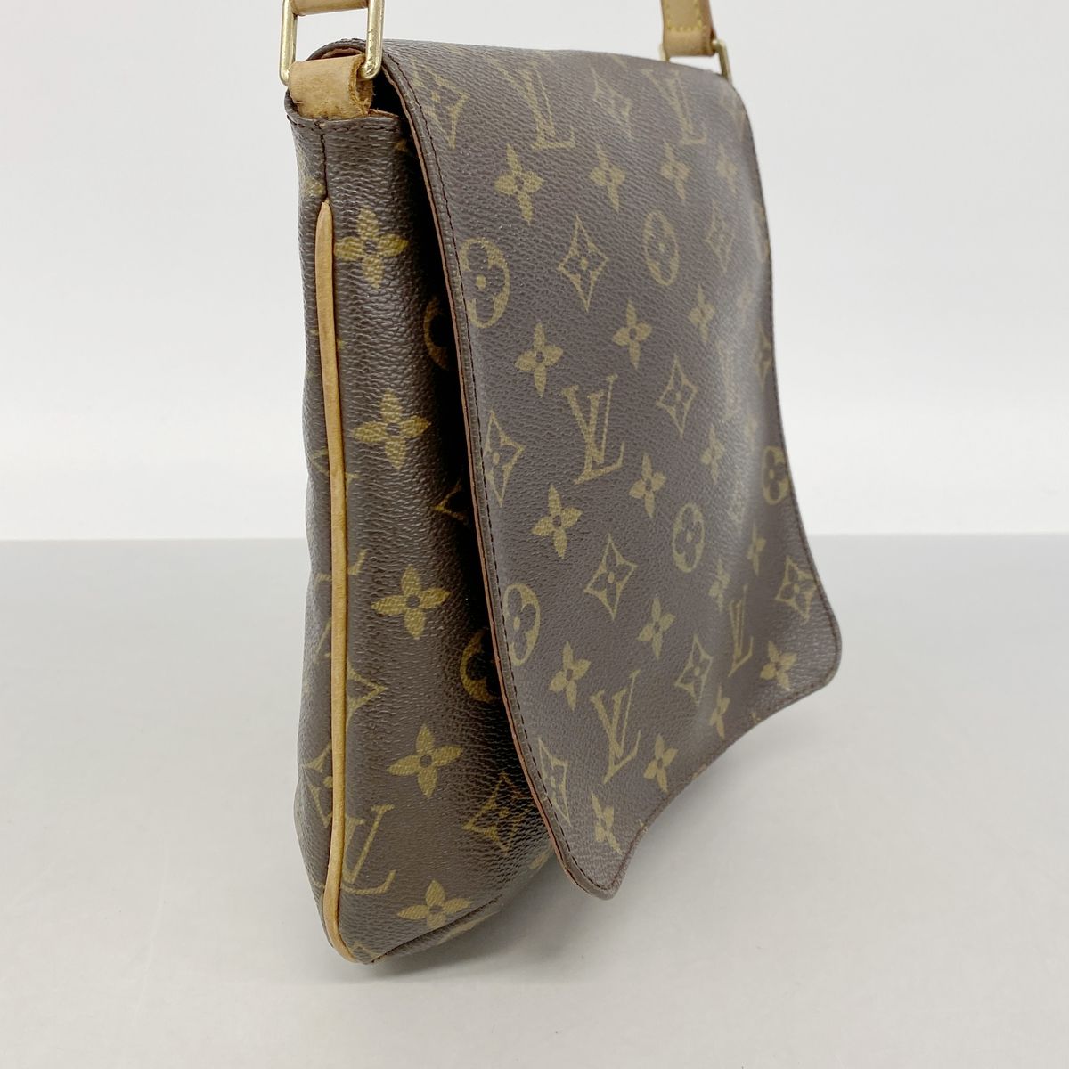 Louis Vuitton Shoulder Bag Monogram Musette Salsa Long Strap Brown — view 2