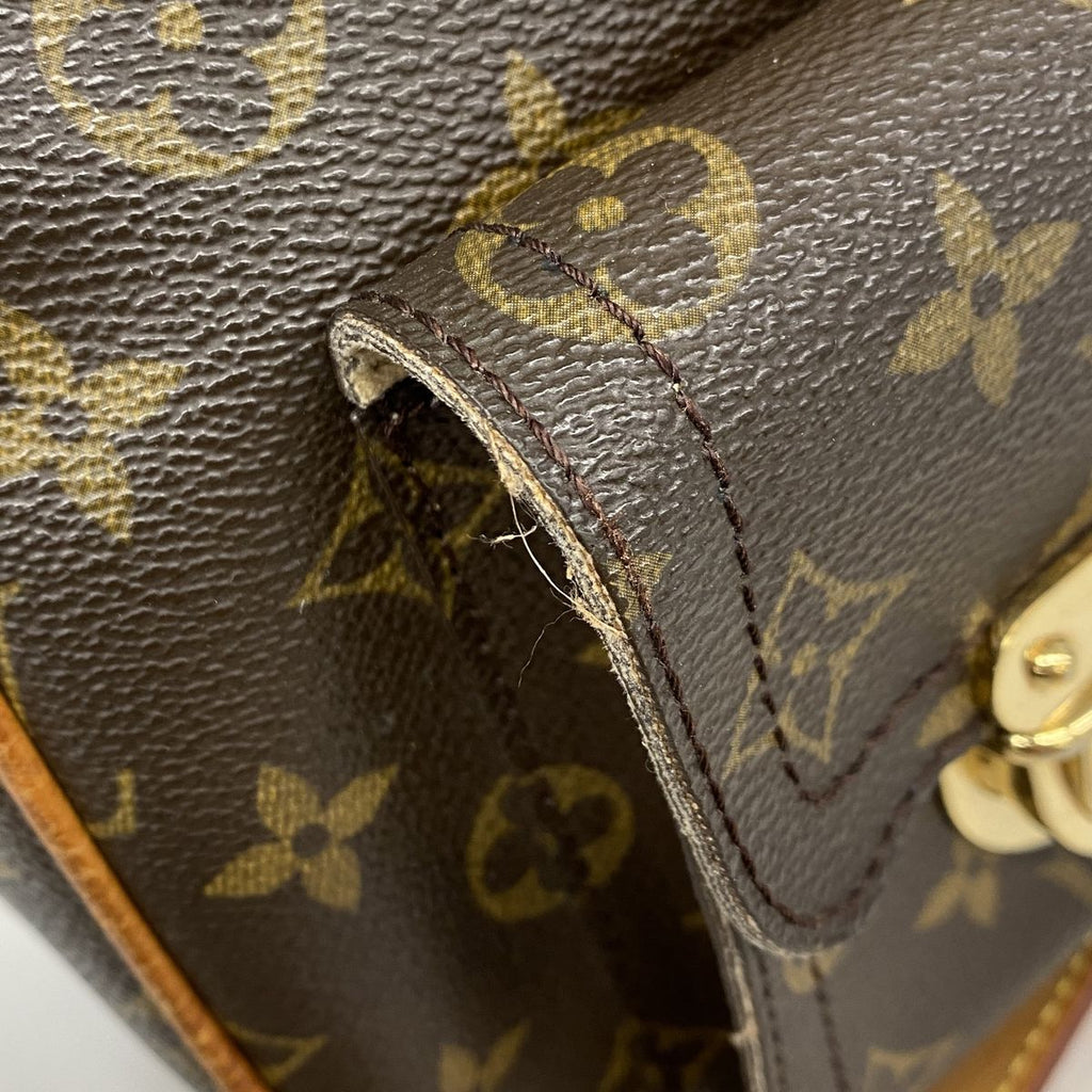 Louis Vuitton Shoulder Bag Monogram Hudson GM Brown — view 8
