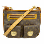 Louis Vuitton Shoulder Bag Monogram Hudson GM Brown
