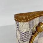 Louis Vuitton Tote Bag Damier Azur Neverfull PM White — view 6