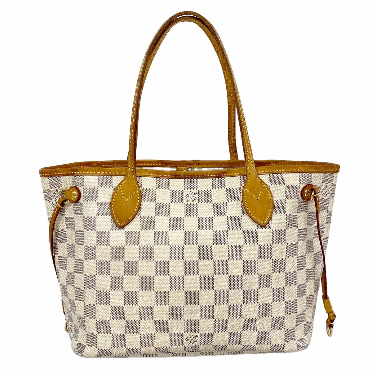 Louis Vuitton Tote Bag Damier Azur Neverfull PM White