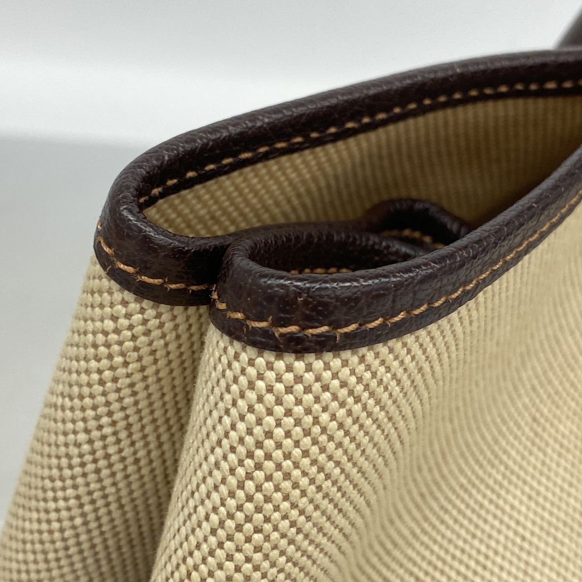 Hermes Tote Bag Garden Party PM Toile H Brown Silver — view 7