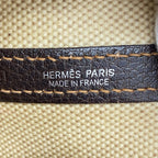 Hermes Tote Bag Garden Party PM Toile H Brown Silver — view 5