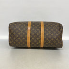 Louis Vuitton Boston Bag Monogram Keepall 45 Brown — view 3