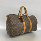 Louis Vuitton Boston Bag Monogram Keepall 45 Brown — view 2