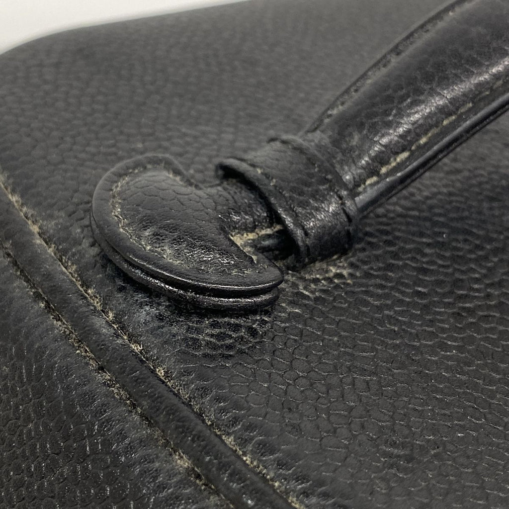 Chanel Vanity Bag Caviar Leather Black Gold — view 7