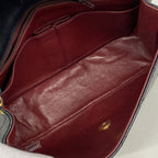 Chanel Shoulder Bag Quilted Lambskin Black Gold — view 4