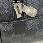 Louis Vuitton Clutch Damier Graphite Toilet Pouch Black Gray — view 6