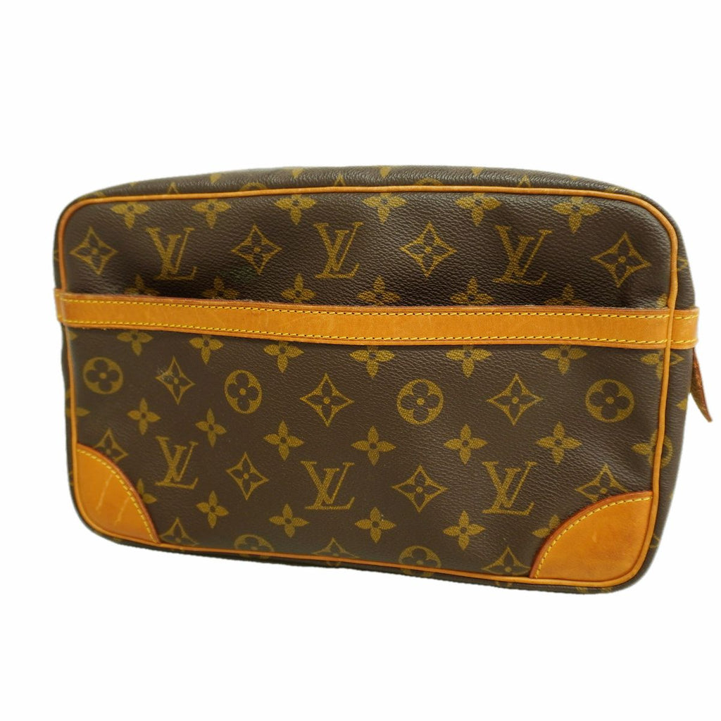 Louis Vuitton Clutch Monogram Compiegne 28 Brown