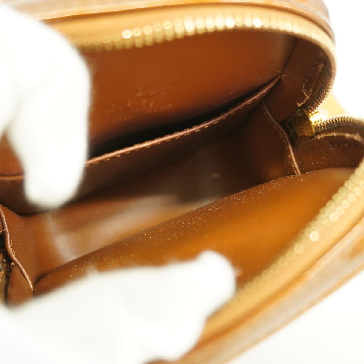 Louis Vuitton Shoulder Bag Vernis Christie PM Bronze — view 4