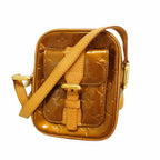 Louis Vuitton Shoulder Bag Vernis Christie PM Bronze