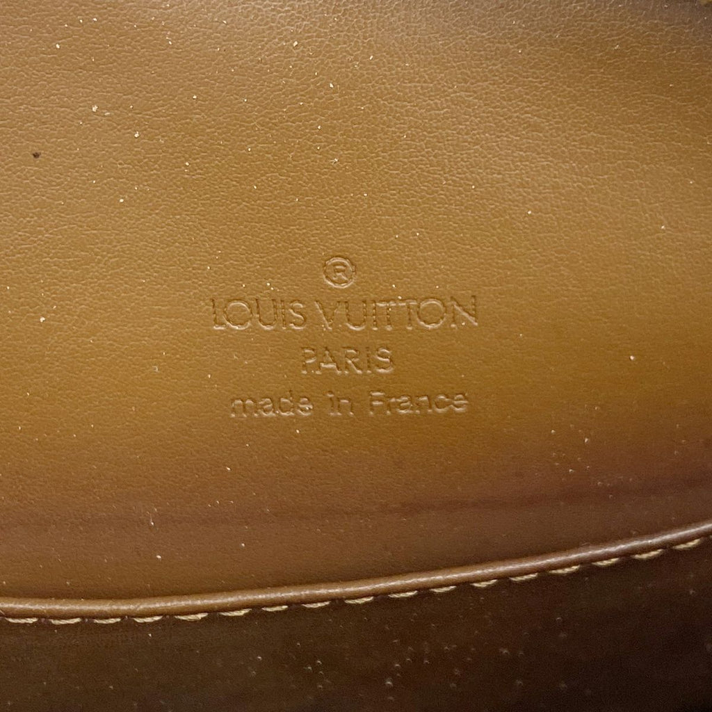 Louis Vuitton Shoulder Bag Vernis Christie PM Bronze — view 5