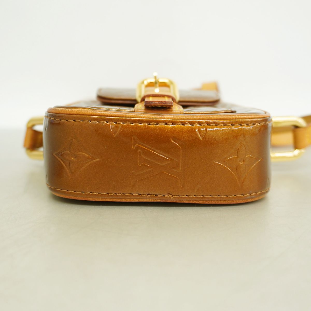 Louis Vuitton Shoulder Bag Vernis Christie PM Bronze — view 3