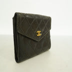 Chanel Wallet Bicolor Lambskin Black Gold — view 2