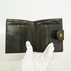Chanel Wallet Bicolor Lambskin Black Gold — view 3