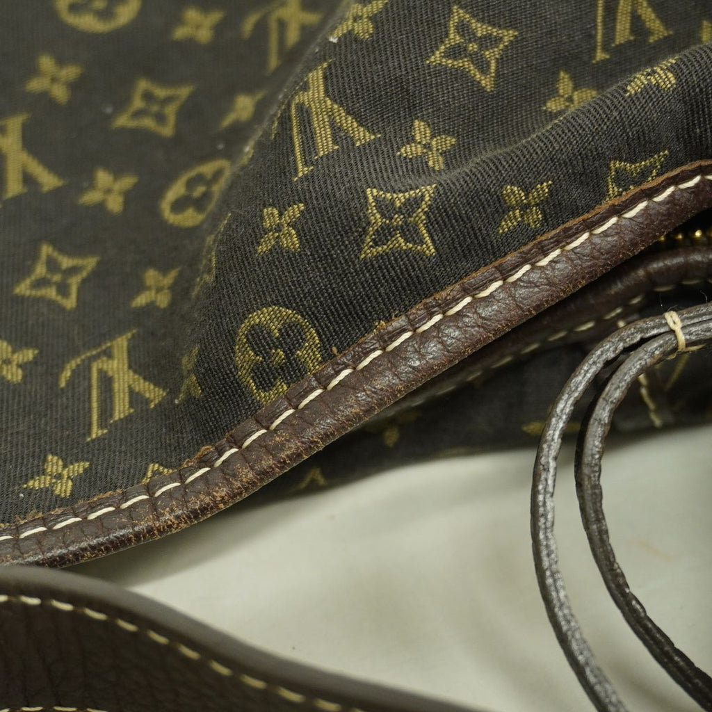 Louis Vuitton Shoulder Bag Monogram Mini Lin Manon MM Ebene — view 7