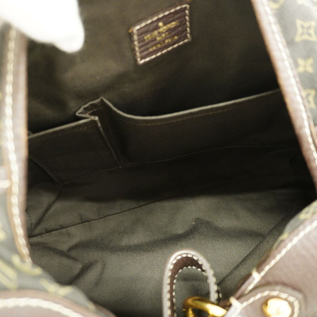 Louis Vuitton Shoulder Bag Monogram Mini Lin Manon MM Ebene — view 4
