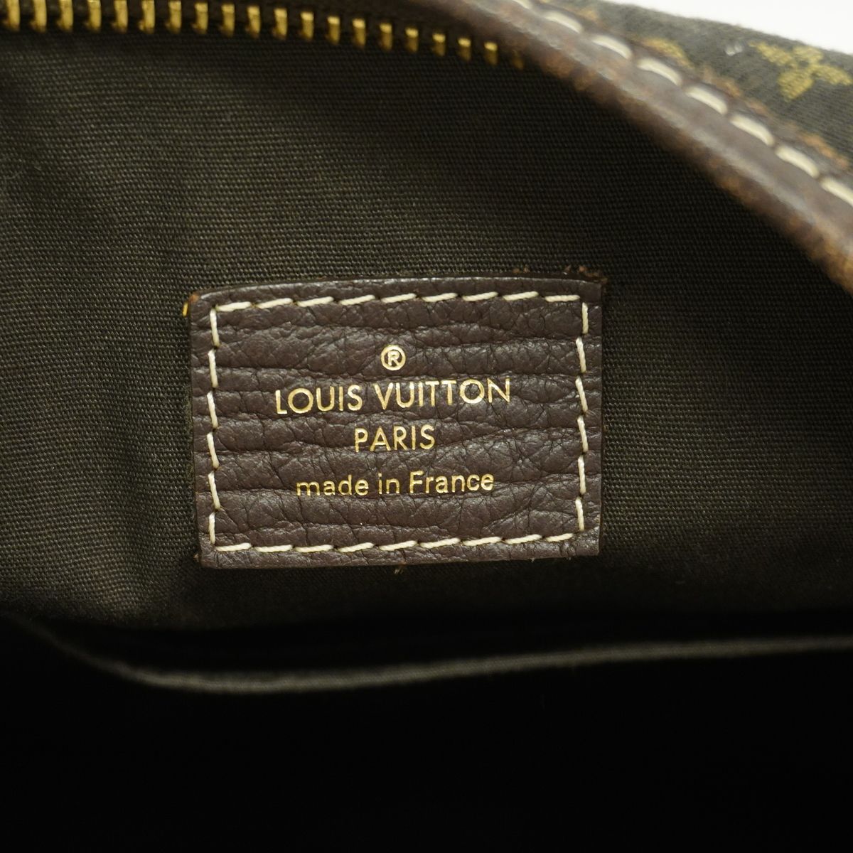 Louis Vuitton Shoulder Bag Monogram Mini Lin Manon MM Ebene — view 5