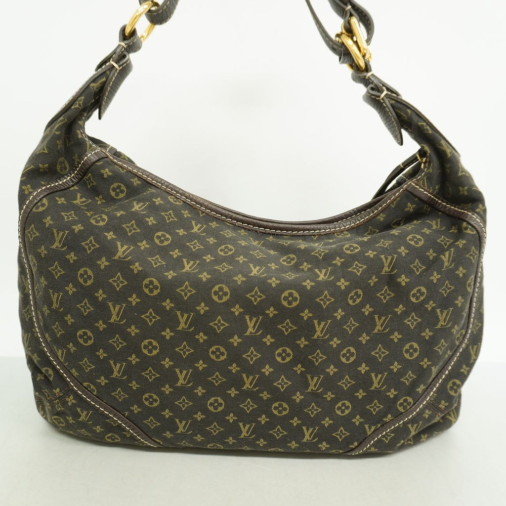 Louis Vuitton Shoulder Bag Monogram Mini Lin Manon MM Ebene — view 8
