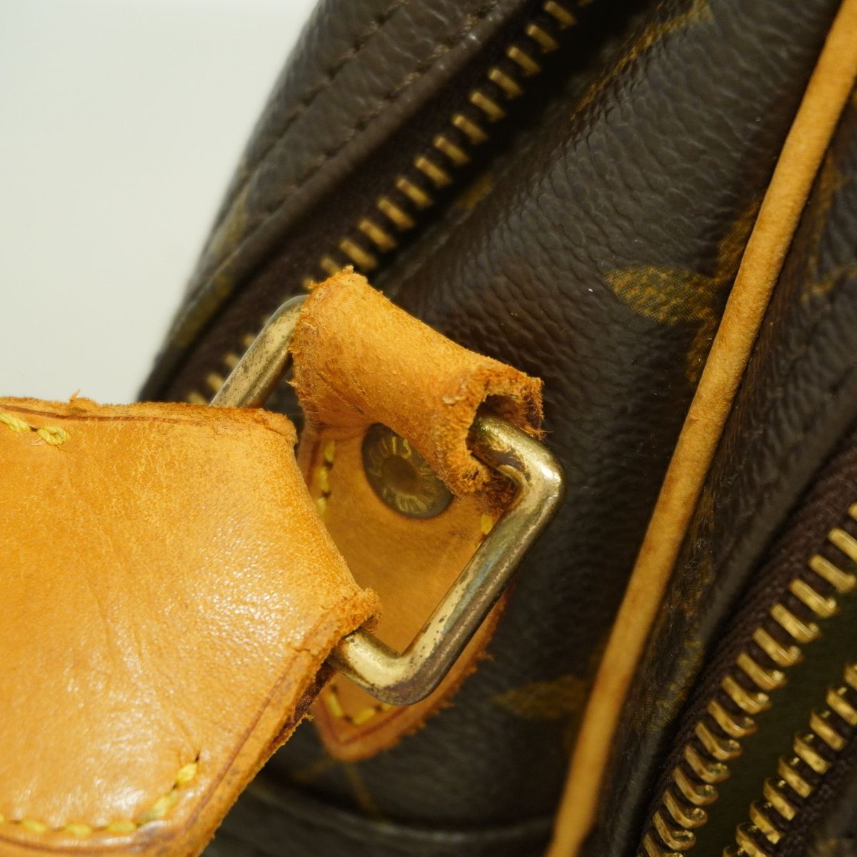 Louis Vuitton Shoulder Bag Monogram Reporter PM Brown — view 7