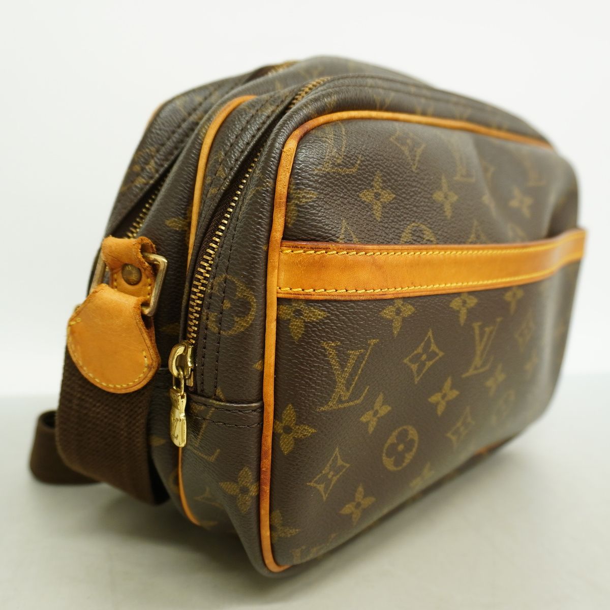 Louis Vuitton Shoulder Bag Monogram Reporter PM Brown — view 2