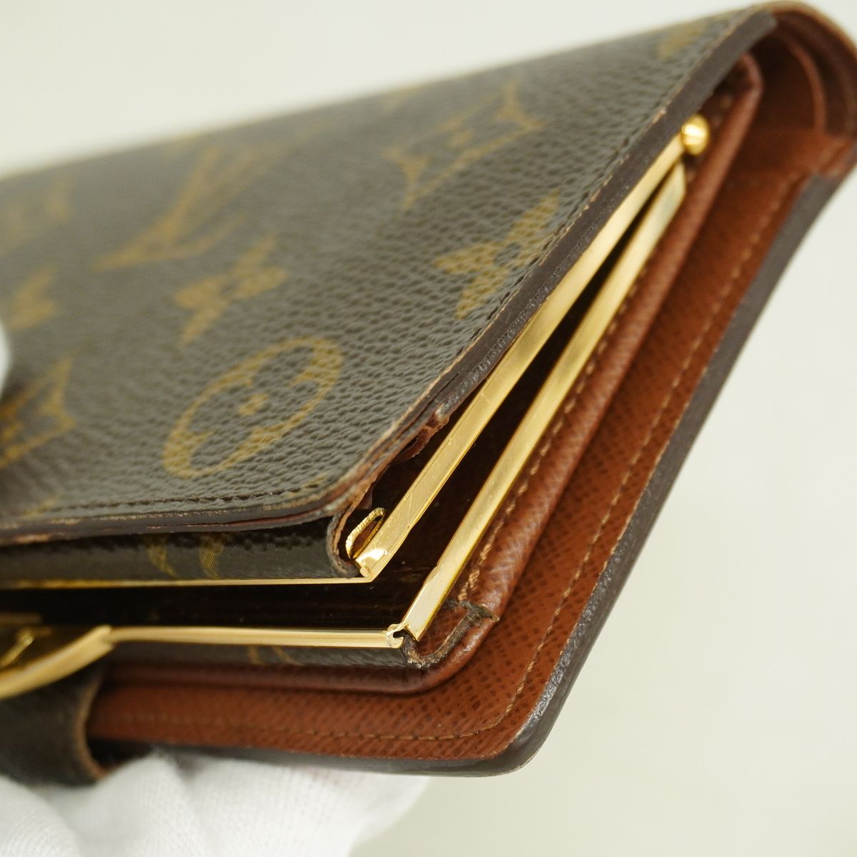 Louis Vuitton Wallet Monogram Portefeuille Viennois Brown — view 6