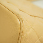 Chanel Tote Bag Reissue Caviar Leather Beige Gold — view 6