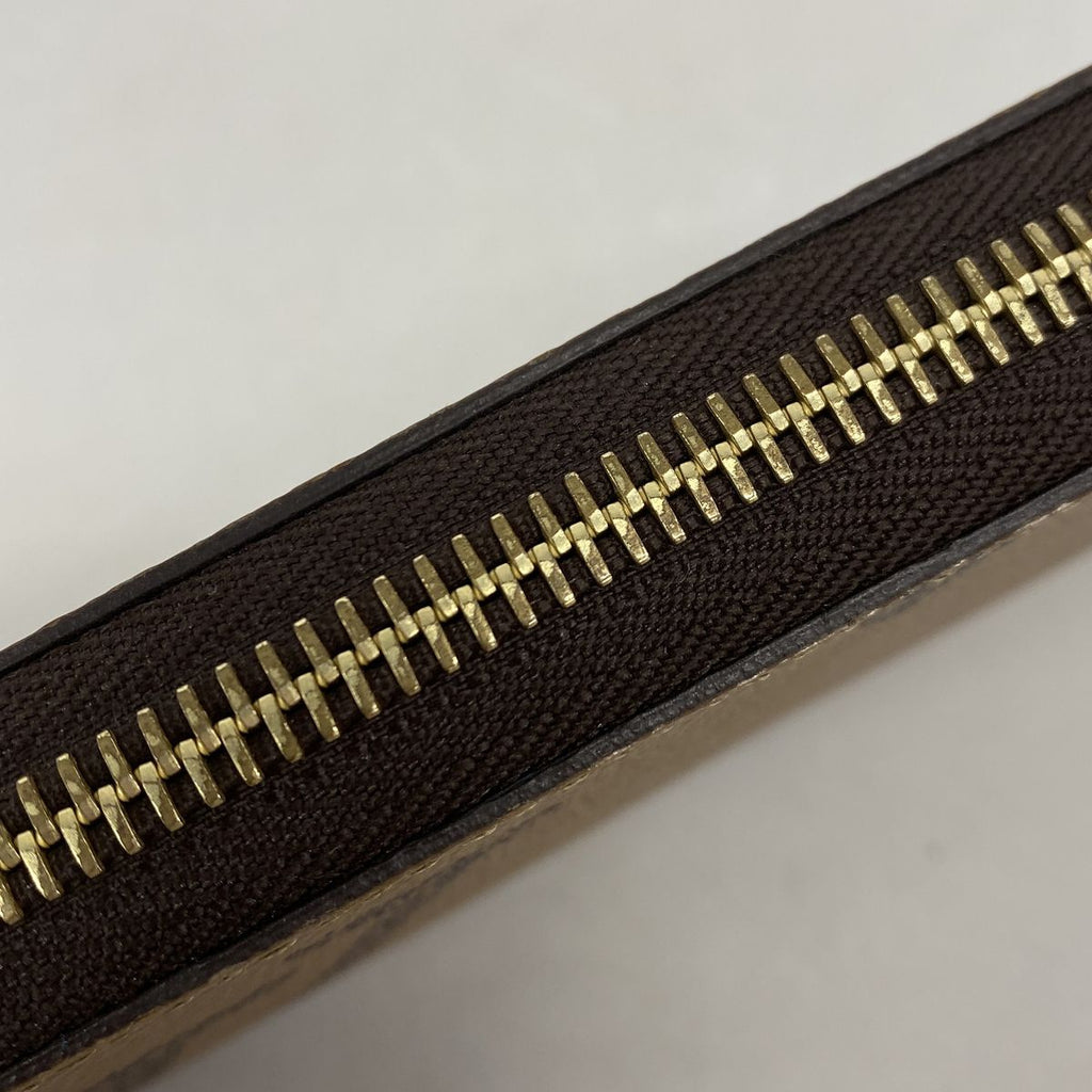 Louis Vuitton Wallet Monogram Giant Reverse Zippy Brown — view 7