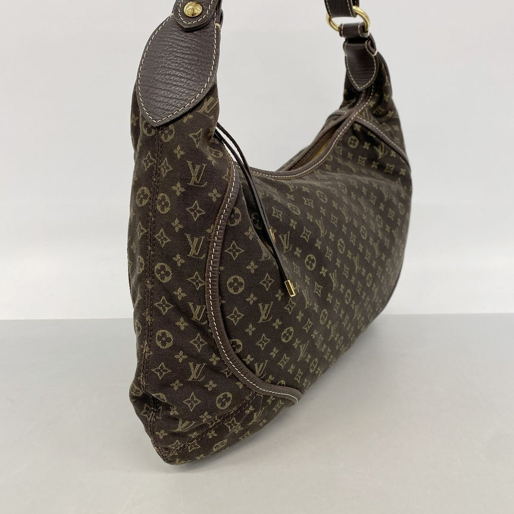 Louis Vuitton Shoulder Bag Monogram Mini Lin Manon MM Ebene — view 2