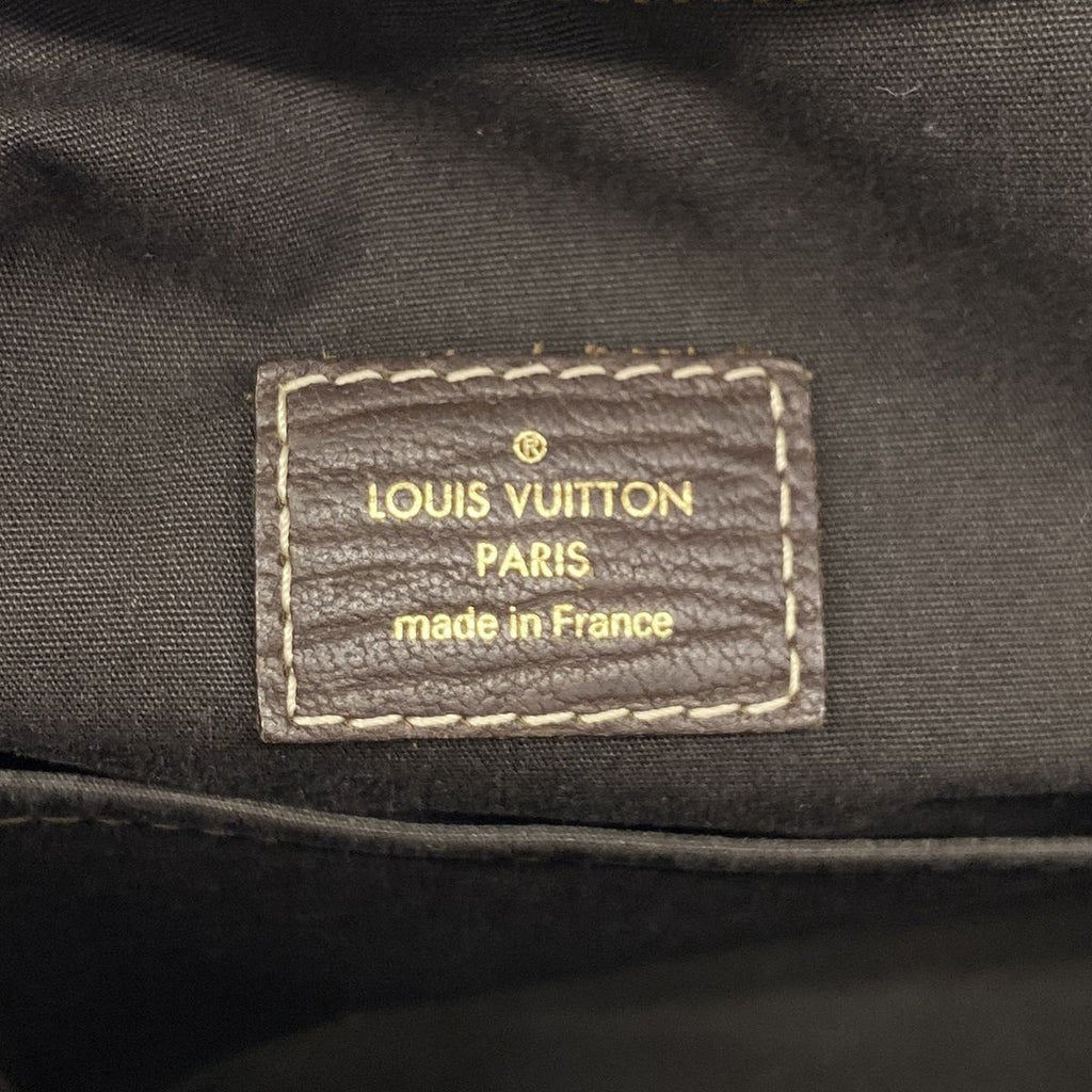 Louis Vuitton Shoulder Bag Monogram Mini Lin Manon MM Ebene — view 5