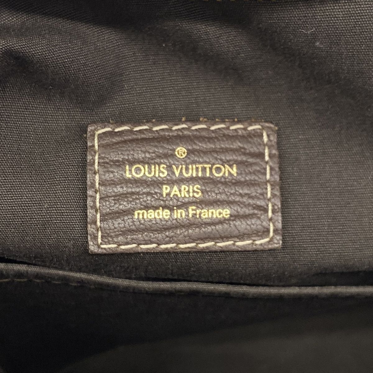 Louis Vuitton Shoulder Bag Monogram Mini Lin Manon MM Ebene — view 5
