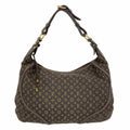 Louis Vuitton Shoulder Bag Monogram Mini Lin Manon MM Ebene