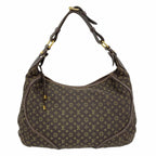 Louis Vuitton Shoulder Bag Monogram Mini Lin Manon MM Ebene