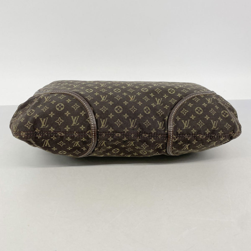 Louis Vuitton Shoulder Bag Monogram Mini Lin Manon MM Ebene — view 3
