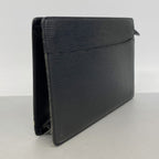 Louis Vuitton Clutch Epi Pochette Homme Noir — view 2