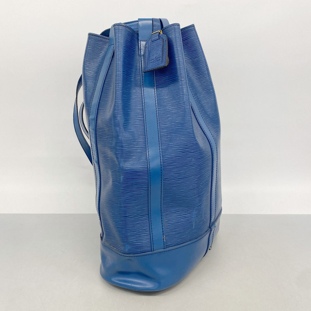 Louis Vuitton Shoulder Bag Epi Randonnee GM Toledo Blue — view 2