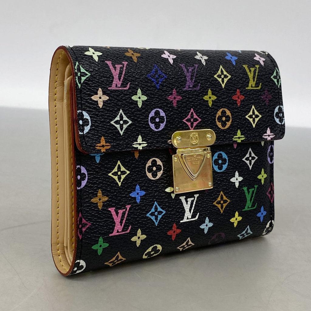 Louis Vuitton Trifold Wallet Monogram Multicolor Portefeuille Koala Noir — view 2