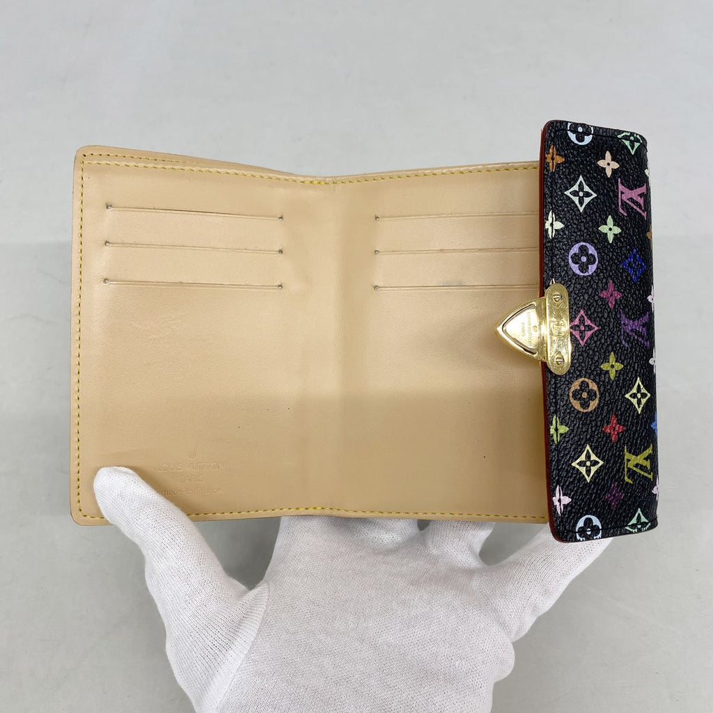 Louis Vuitton Trifold Wallet Monogram Multicolor Portefeuille Koala Noir — view 3