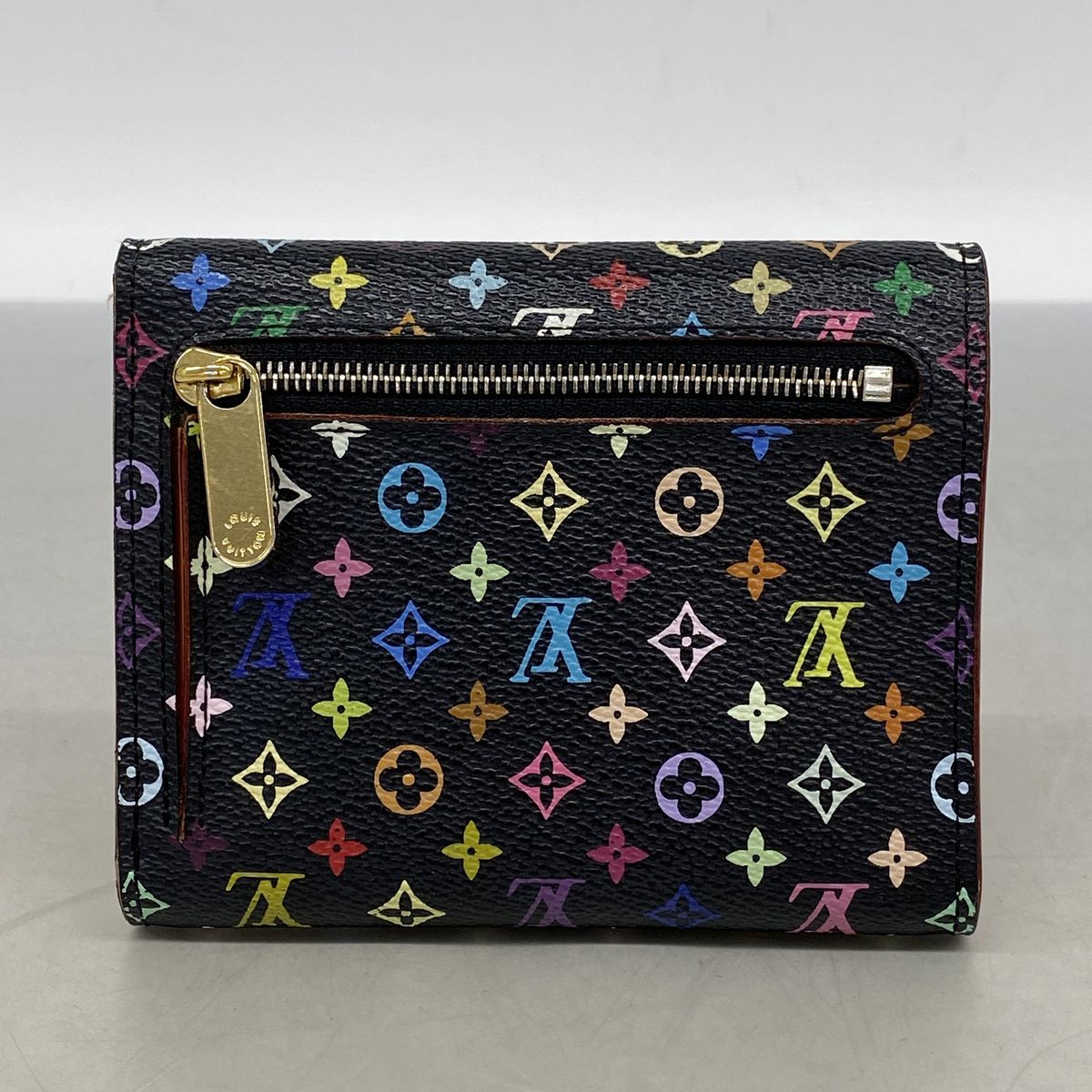 Louis Vuitton Trifold Wallet Monogram Multicolor Portefeuille Koala Noir — view 8