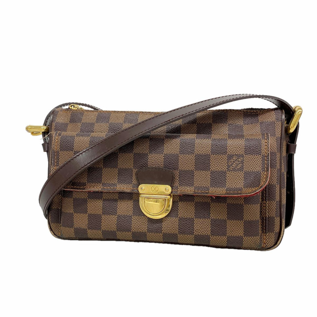 Louis Vuitton Shoulder Bag Damier Ravello GM Ebene