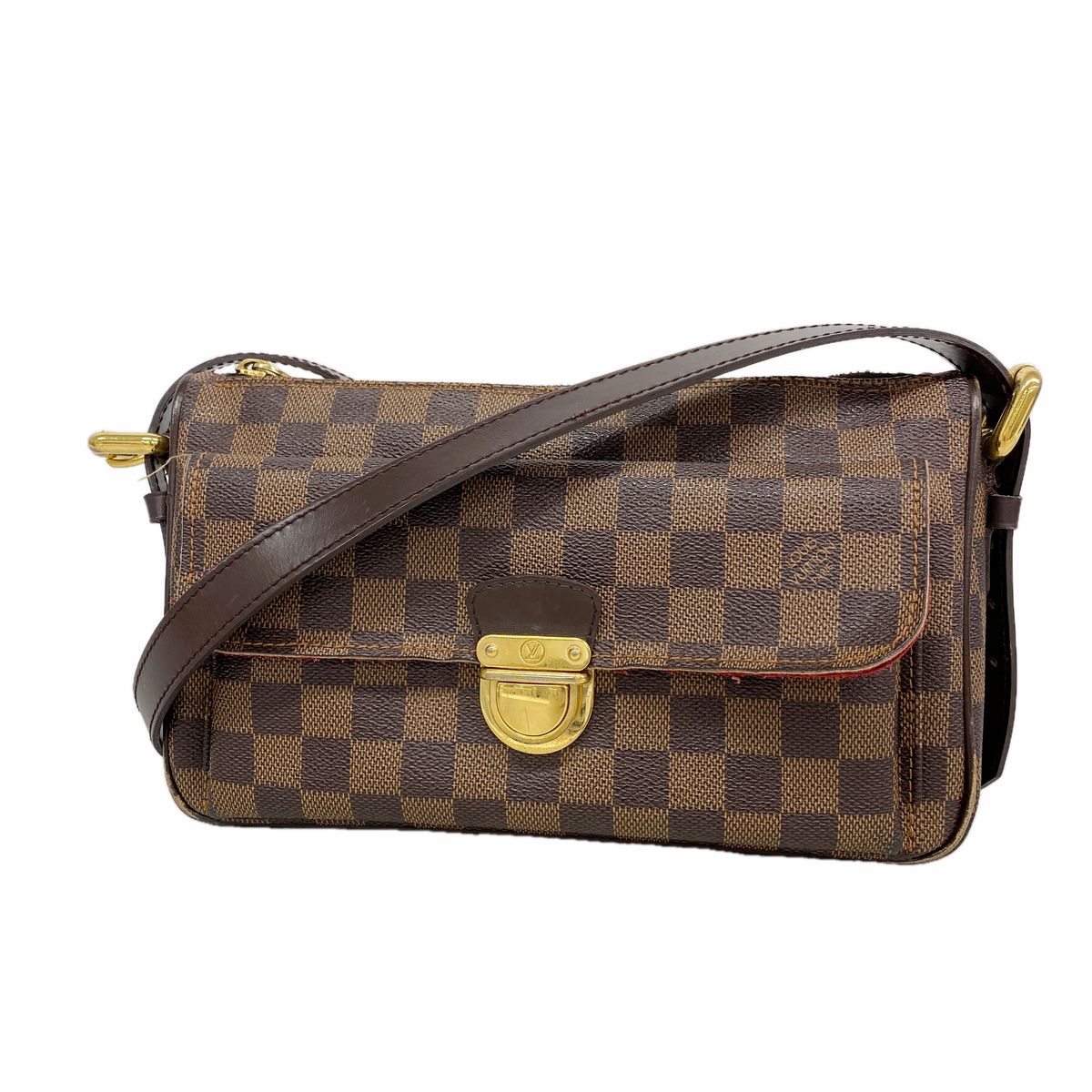 Louis Vuitton Shoulder Bag Damier Ravello GM Ebene